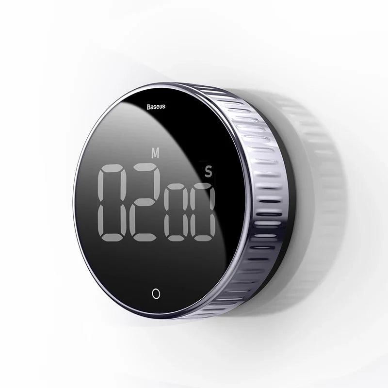 Car Accessories Dashboard Clock Digital Cars Auto Ornaments Decorations LED Magnetic Timer for Countdown Alarm Electronic