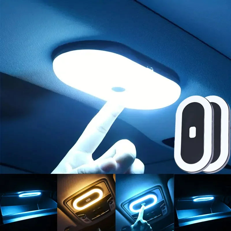 Car LED reading light, car interior light, ceiling light, internal lighting light, USB charging, car portable light accessories