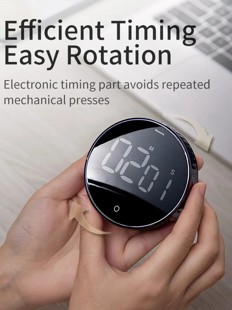 Car Accessories Dashboard Clock Digital Cars Auto Ornaments Decorations LED Magnetic Timer for Countdown Alarm Electronic