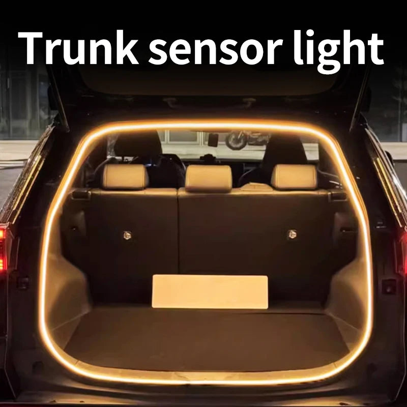 Car Trunk Lights, Automatic Induction Lights, LED Lights with Tailgate Lights, Car Reading Lights, and Interior Lights