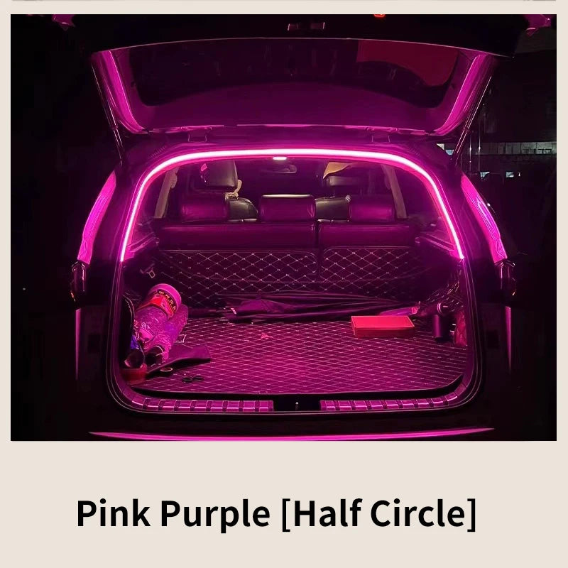 Car Trunk Lights, Automatic Induction Lights, LED Lights with Tailgate Lights, Car Reading Lights, and Interior Lights
